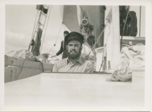 Image of Jim Wiles, engineer, on board the Bowdoin